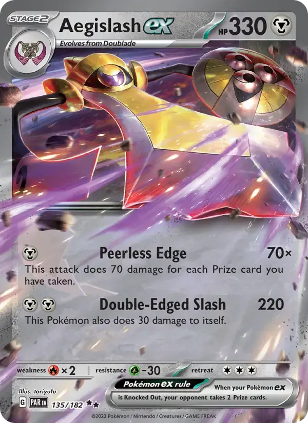 Aegislash ex PAR #135