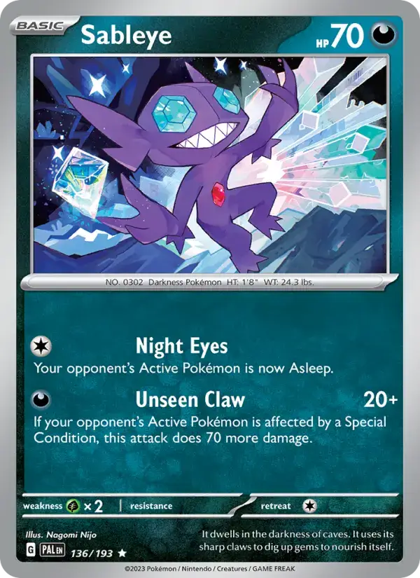 Sableye PAL #136