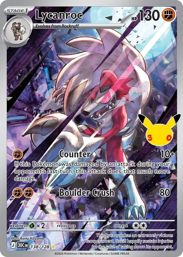 Lycanroc 30C #138