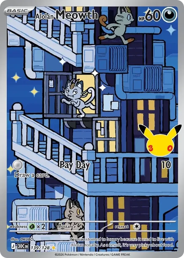 Alolan Meowth 30C #139