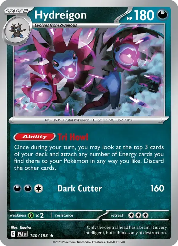 Hydreigon PAL #140