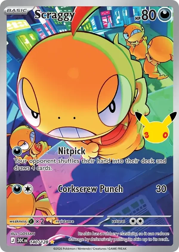 Scraggy 30C #140