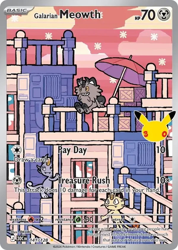 Galarian Meowth 30C #141