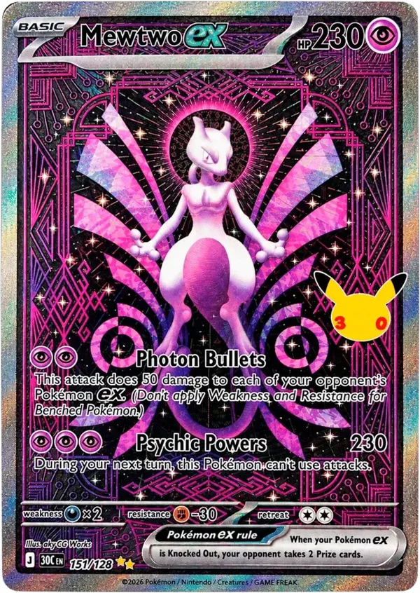 Mewtwo ex 30C #151