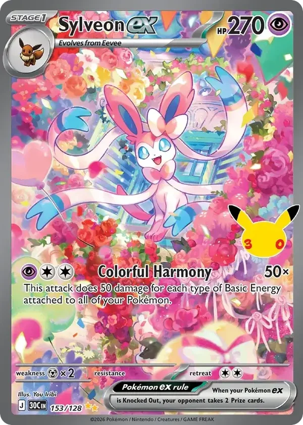 Sylveon ex 30C #153