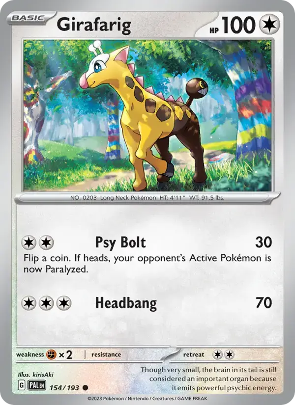 Girafarig PAL #154