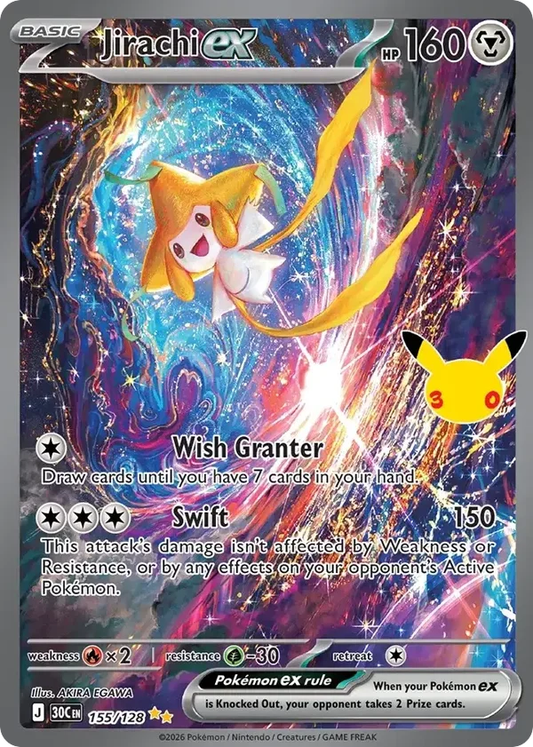 Jirachi ex 30C #155