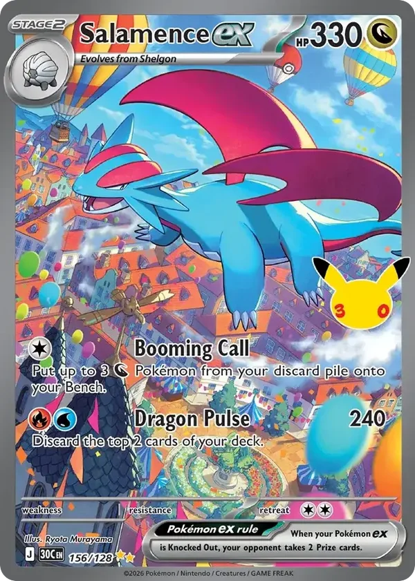 Salamence ex 30C #156