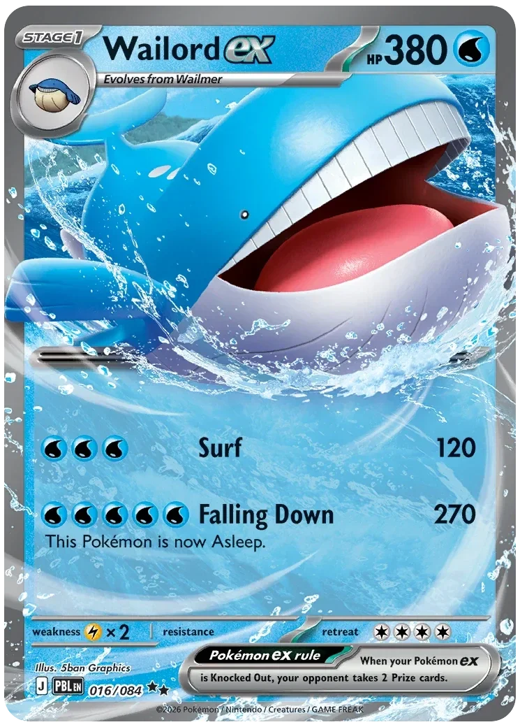 PBL #016 Wailord ex