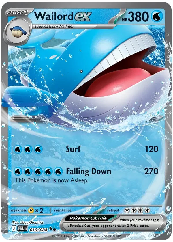 PBL #016 Wailord ex