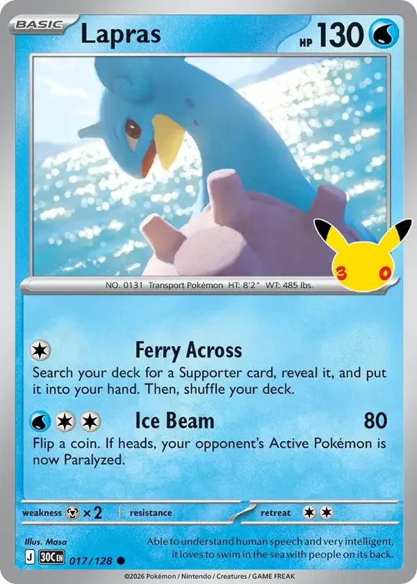 Lapras 30C #017