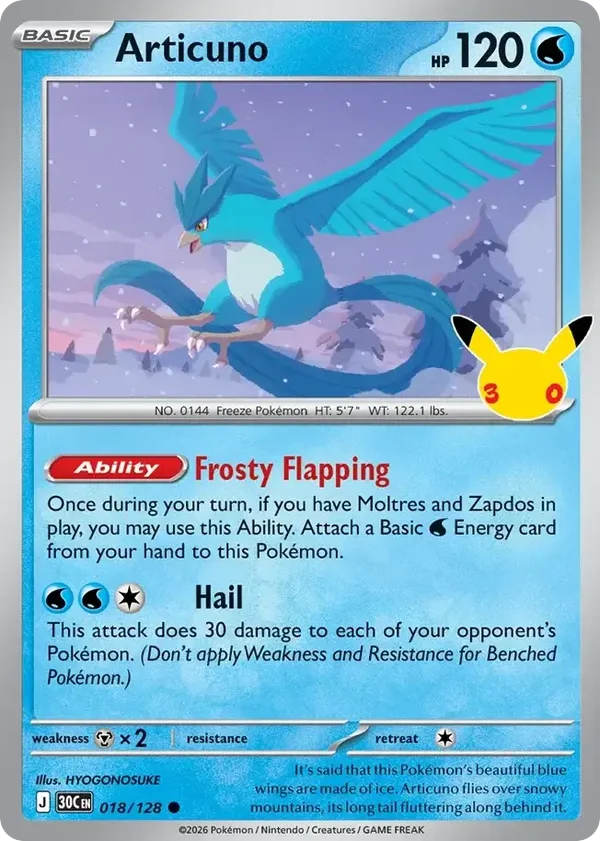 Articuno 30C #018