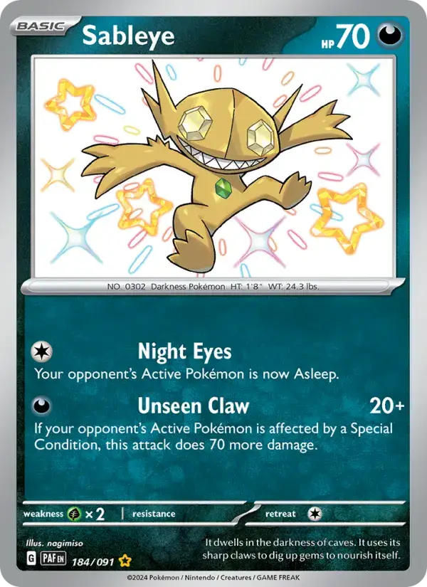 Sableye PAF #184