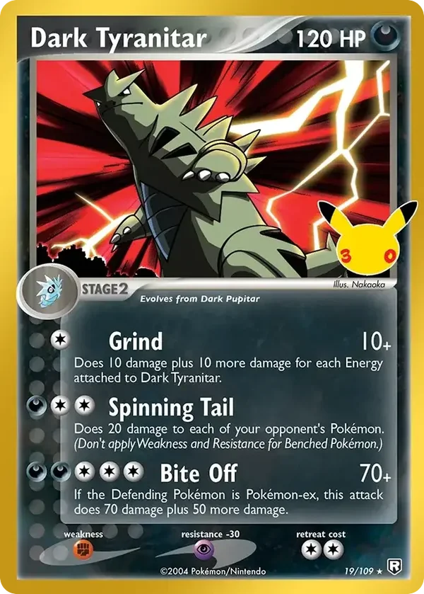 Dark Tyranitar (30th Classic Collection #19)