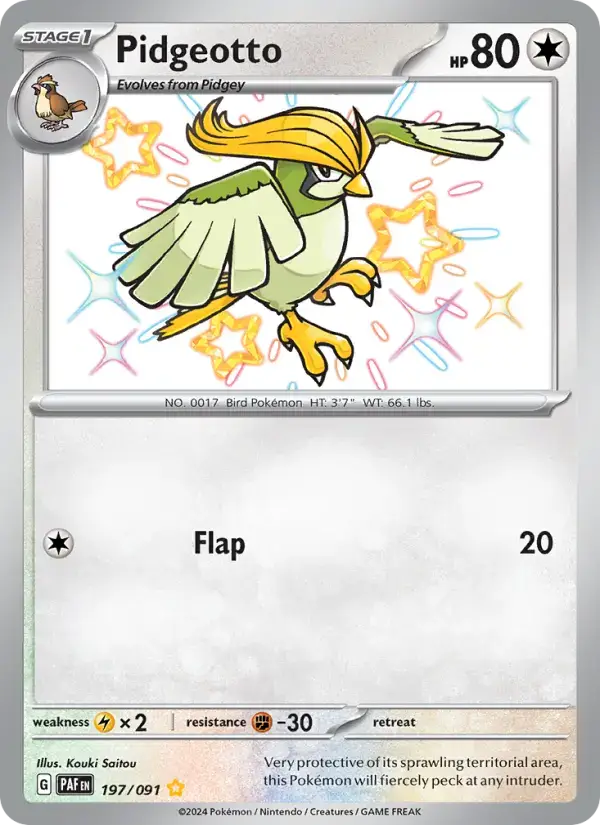 Pidgeotto PAF #197