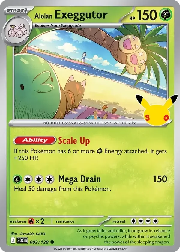 Alolan Exeggutor 30C #002