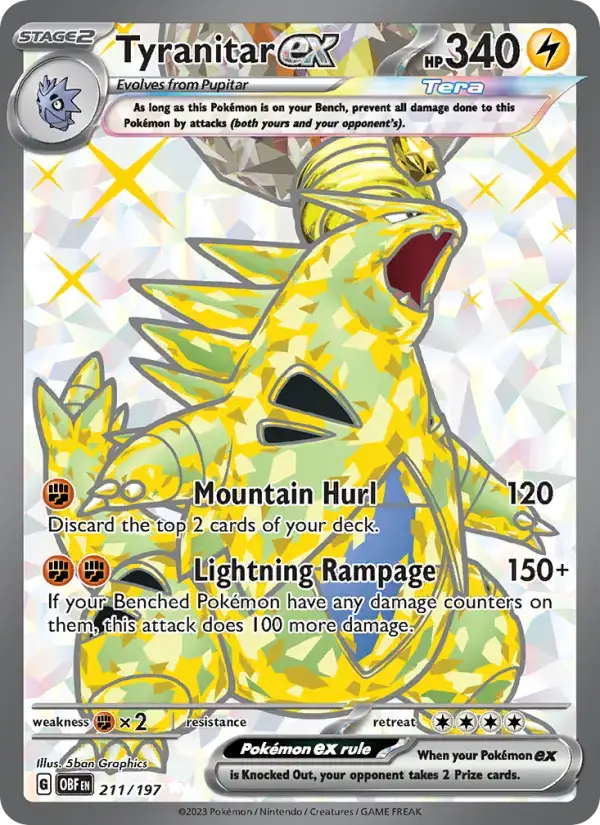 Tyranitar ex OBF #211