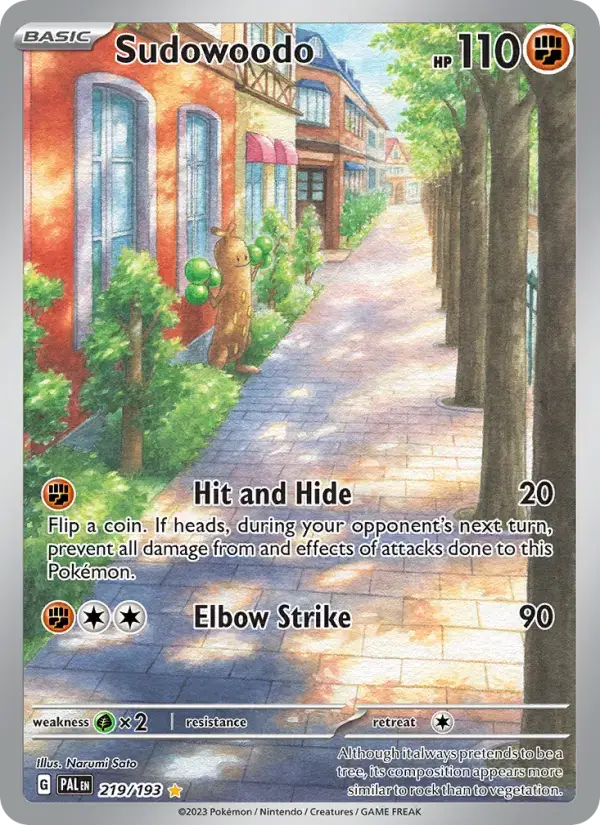 Sudowoodo PAL #219