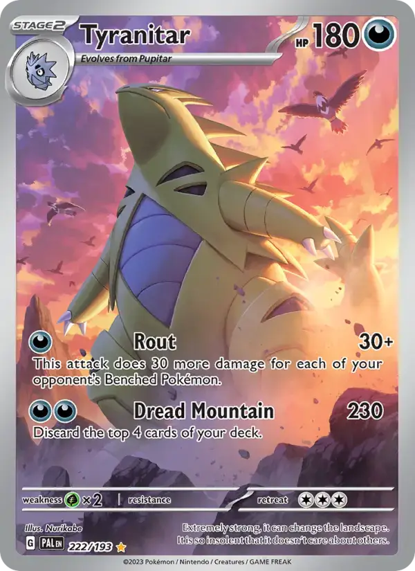 Tyranitar PAL #222
