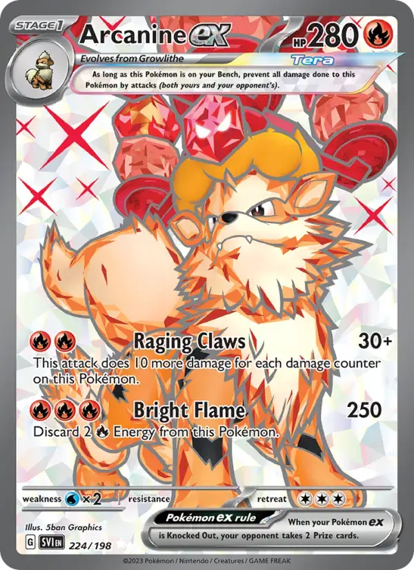 Arcanine ex SVI #224