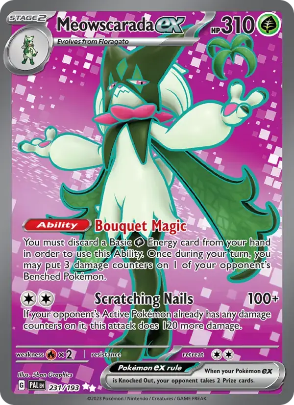 Meowscarada ex PAL #231