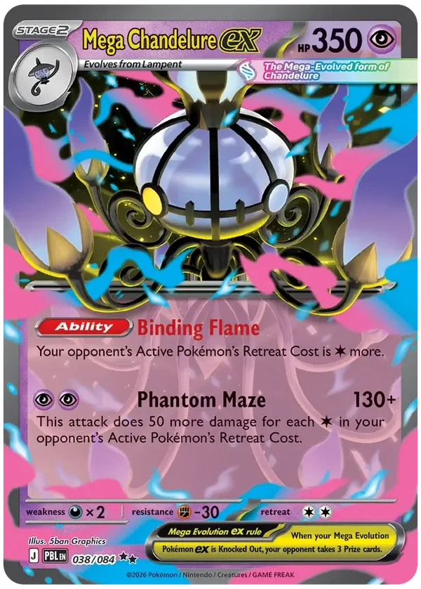 PBL #038 Mega Chandelure ex