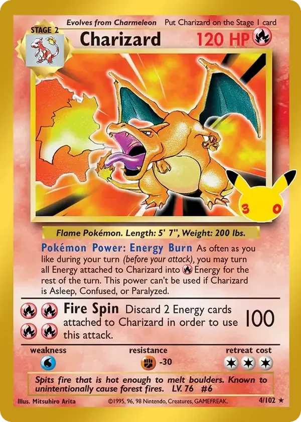 Charizard (30th Classic Collection #4)