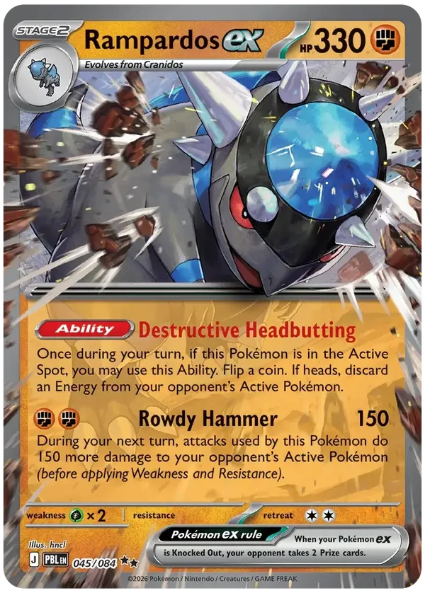 PBL #045 Rampardos ex