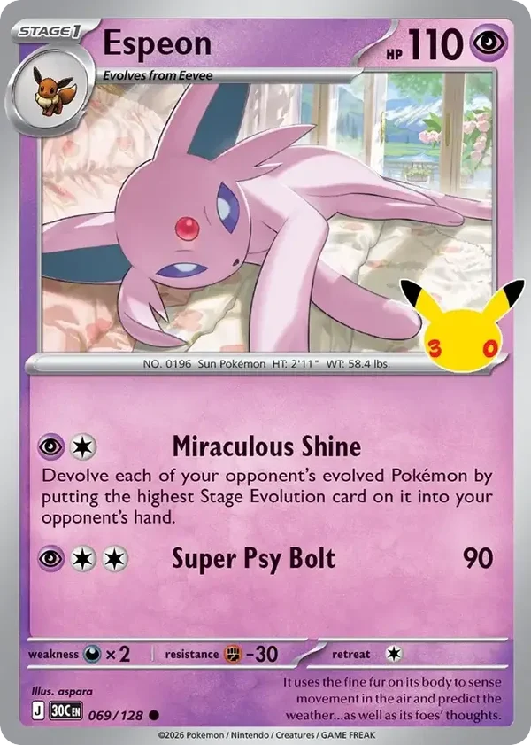 Espeon 30C #069
