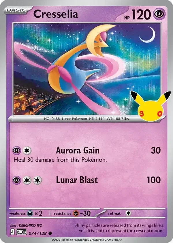 Cresselia 30C #074