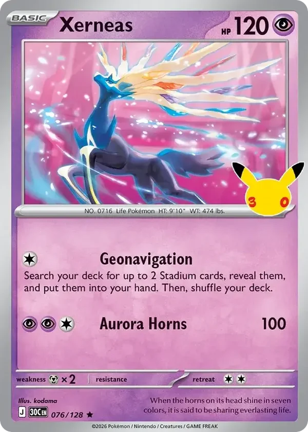 Xerneas 30C #076