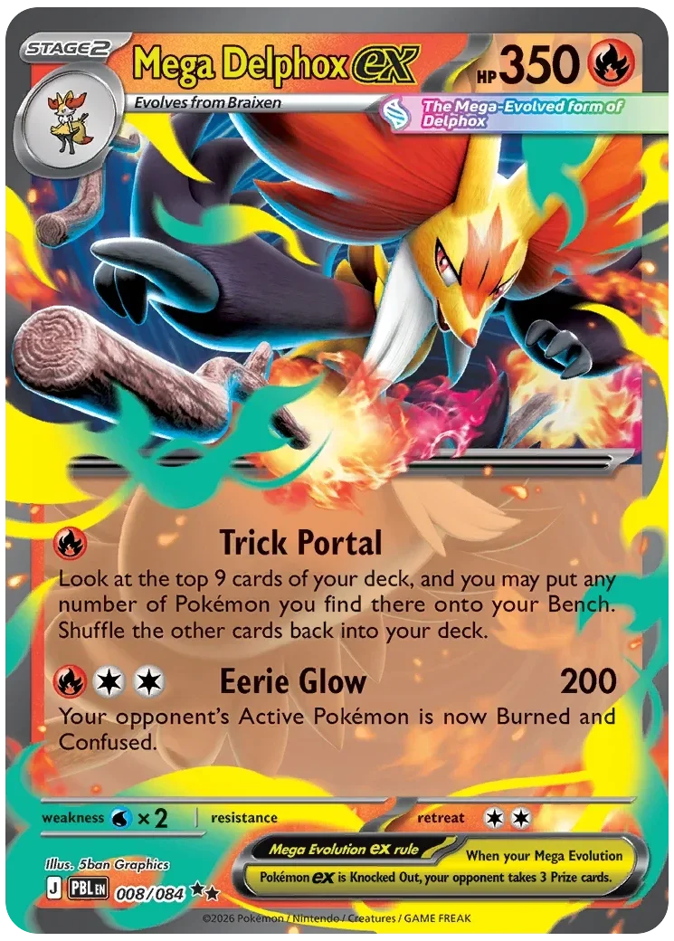 PBL #008 Mega Delphox ex