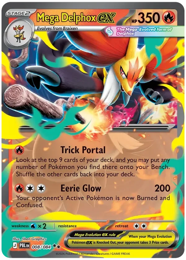 PBL #008 Mega Delphox ex