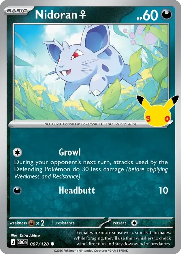Nidoran♀ 30C #087