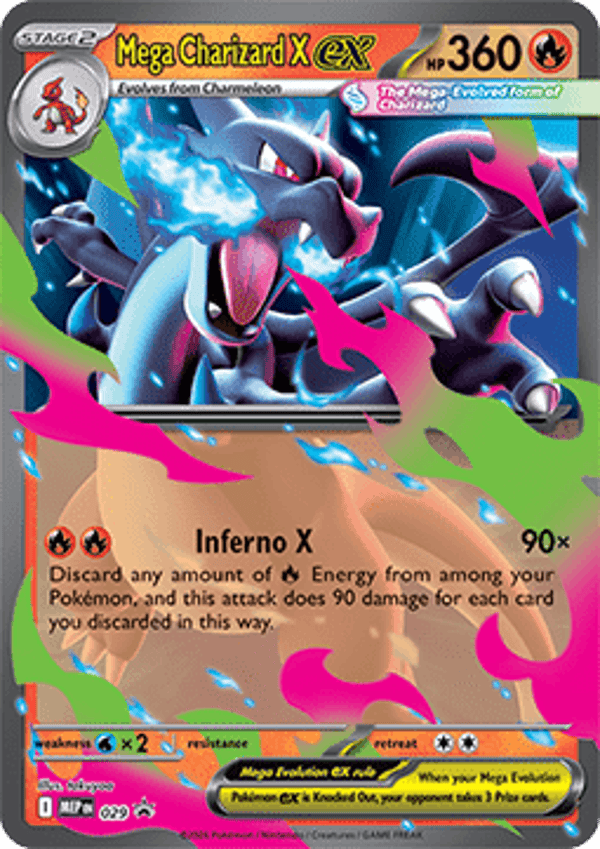 Mega Charizard X ex MEP #029