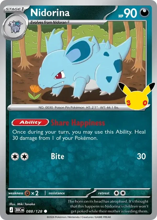 Nidorina 30C #088