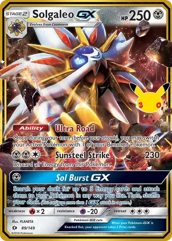Solgaleo-GX (30th Classic Collection #89)