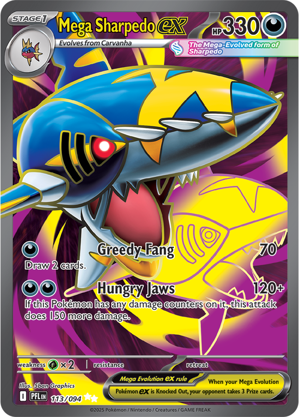 Mega Sharpedo ex PFL #113