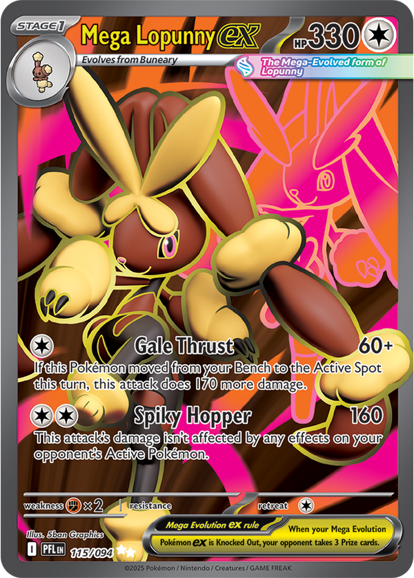 Mega Lopunny ex PFL #115