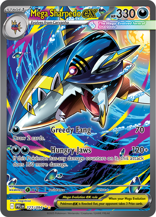 Mega Sharpedo ex PFL #127