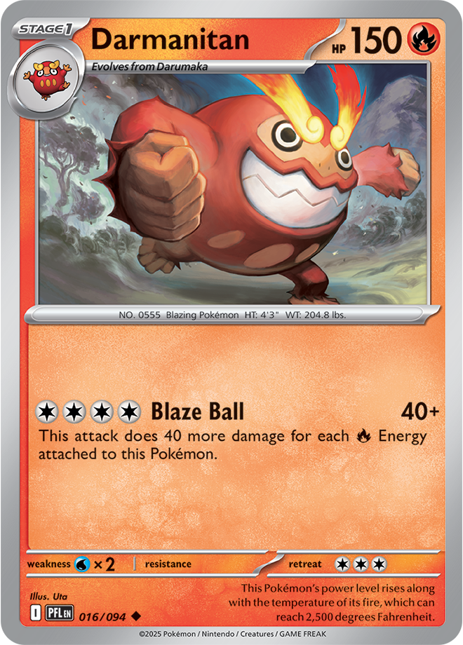 Darmanitan PFL #016