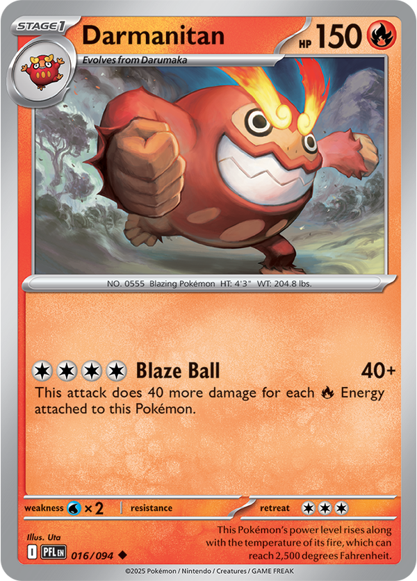 Darmanitan PFL #016