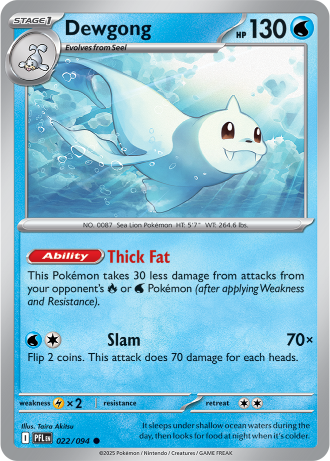 Dewgong PFL #022