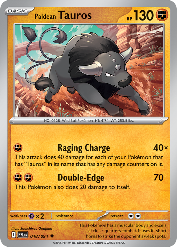 Paldean Tauros PFL #048