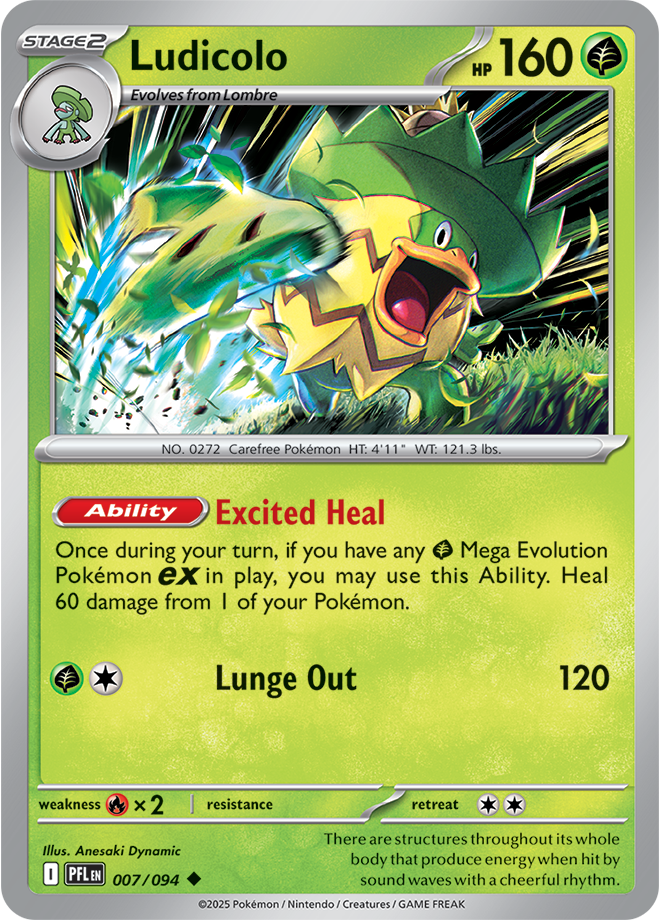 Ludicolo PFL #007