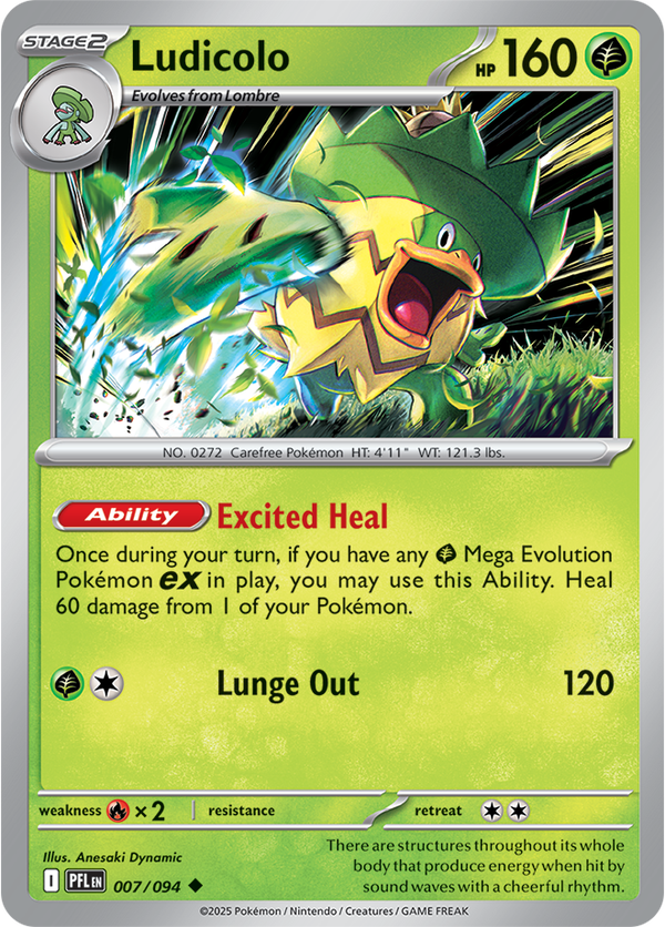 Ludicolo PFL #007