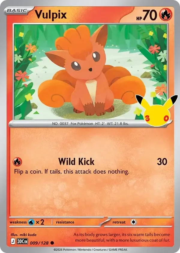 Vulpix 30C #009
