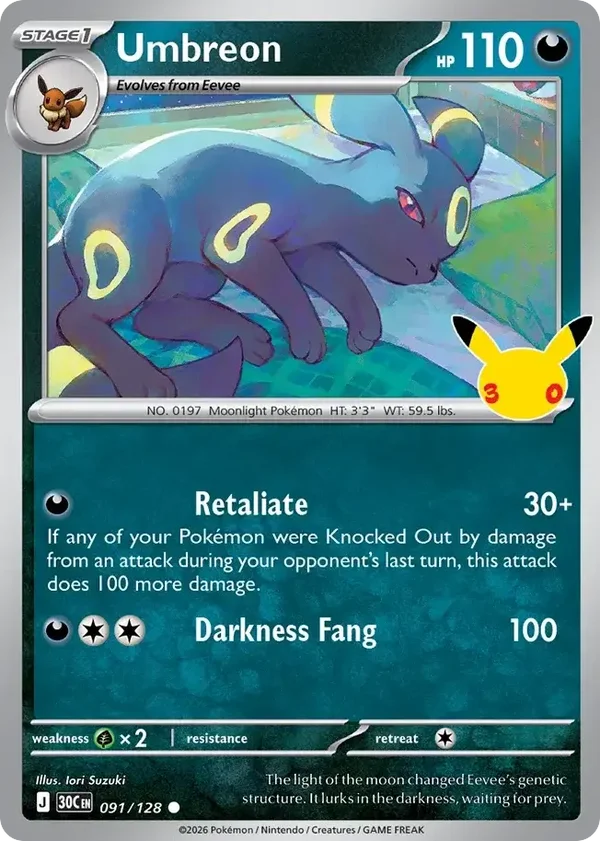 Umbreon 30C #091