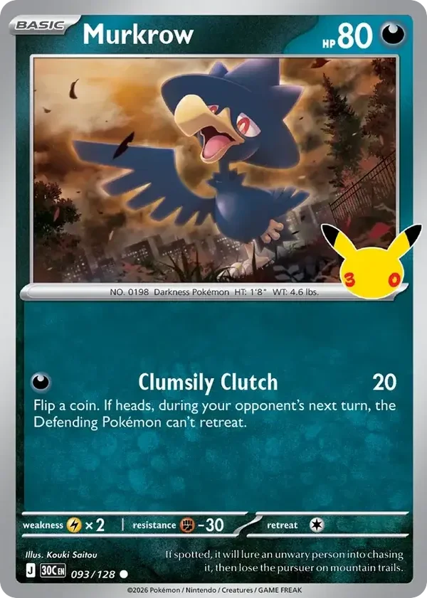 Murkrow 30C #093