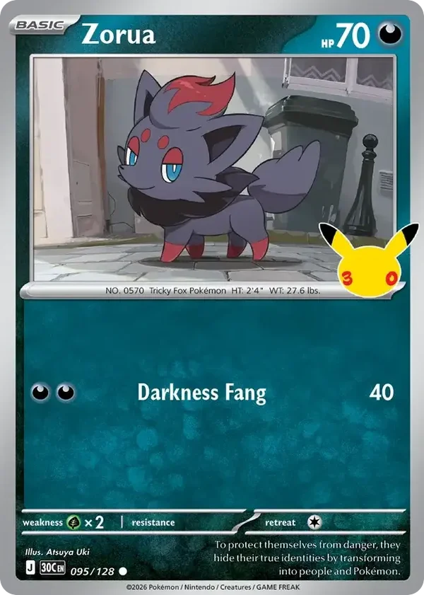 Zorua 30C #095